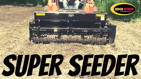 skid steer seeder|spreader attachment for skid steer.